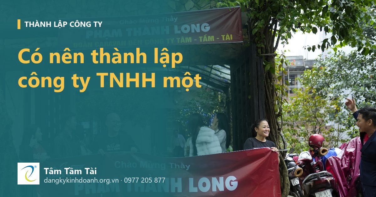 Có nên thành lập công ty TNHH một thành viên: hợp với ai, ai không nên chọn
