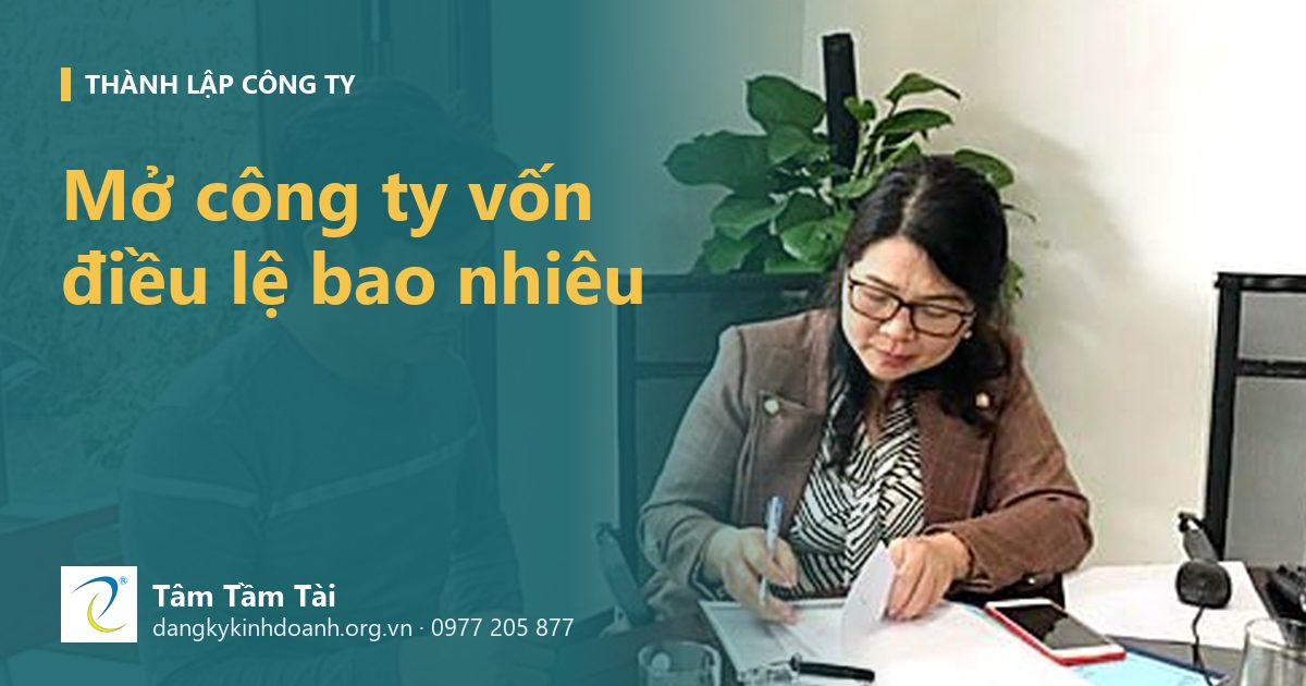 Mở công ty vốn điều lệ bao nhiêu là vừa: ghi cao hay ghi thấp đều có giá phải trả